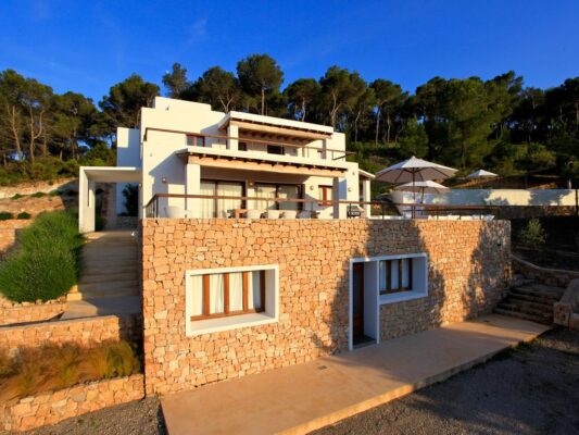 Exterior photo - Casa Kiva: 6 bedroom child friendly luxury villa with infinity pool in Es Cubells, Ibiza