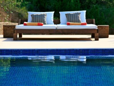 Sunlounger photo - Casa Kiva: 6 bedroom child friendly luxury villa with infinity pool in Es Cubells, Ibiza