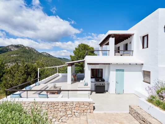 Outside space photo - Casa Kiva: 6 bedroom child friendly luxury villa with infinity pool in Es Cubells, Ibiza