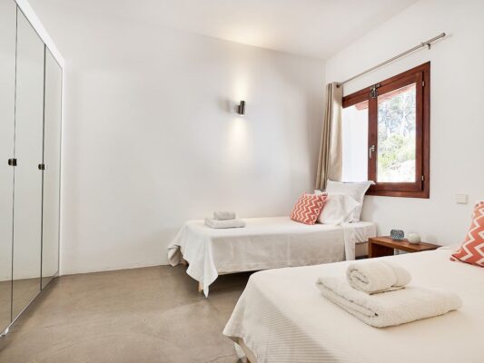 Twin Bedroom photo - Casa Kiva: 6 bedroom child friendly luxury villa with infinity pool in Es Cubells, Ibiza